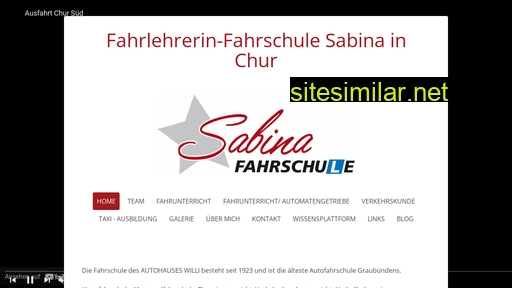 fahrschule-sabina.ch alternative sites