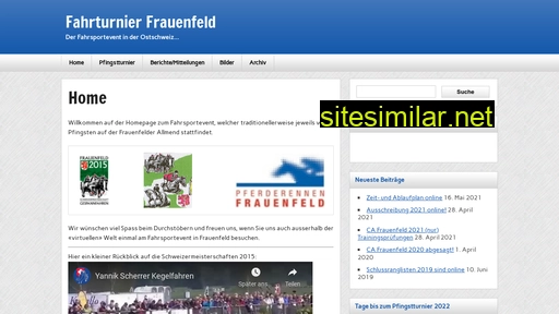 Fahrturnier-frauenfeld similar sites