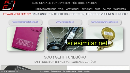 fairfinder.ch alternative sites