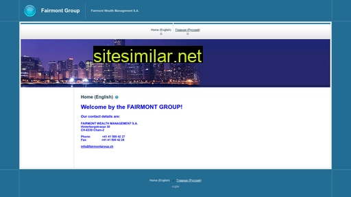 fairmontgroup.ch alternative sites