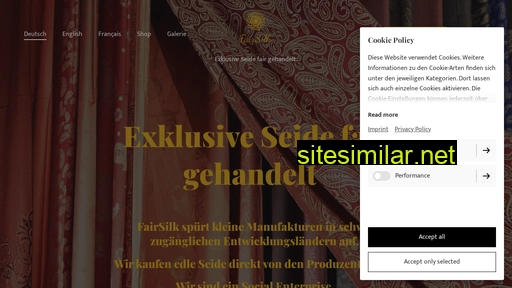 fairsilk.ch alternative sites