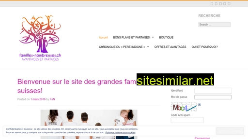 famillesnombreuses.ch alternative sites