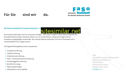 faso-gmbh.ch alternative sites
