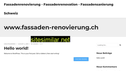 fassaden-renovierung.ch alternative sites