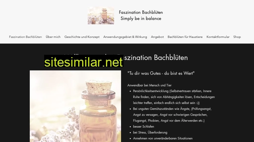 faszinationbachblueten.ch alternative sites