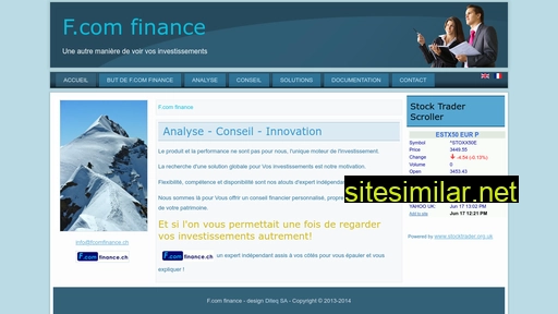 fcomfinance.ch alternative sites