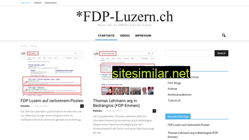 fdp-luzern.ch alternative sites