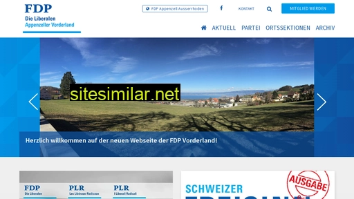 fdp-vorderland.ch alternative sites