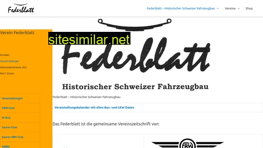 federblatt.ch alternative sites