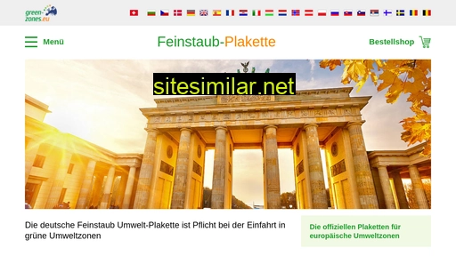 feinstaub-plakette.ch alternative sites