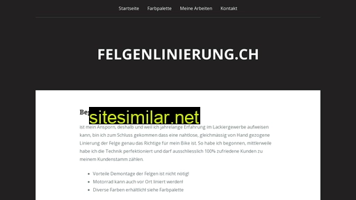 felgenlinierung.ch alternative sites