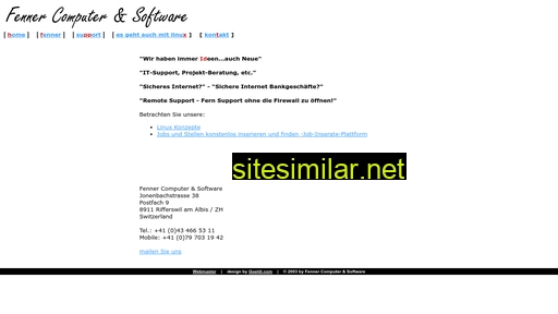 fennerconsulting.ch alternative sites
