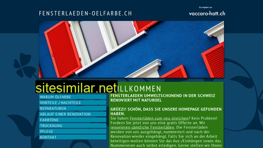 fensterlaeden-oelfarbe.ch alternative sites