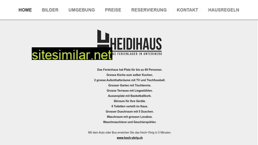 ferienhausheidi.ch alternative sites