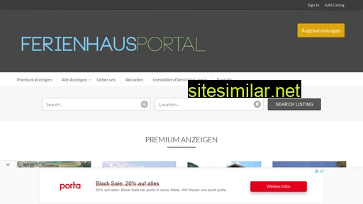 ferienhausportal.ch alternative sites