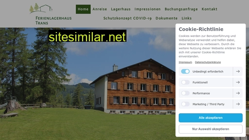 ferienlagerhaus-trans.ch alternative sites