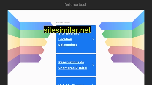 ferienorte.ch alternative sites