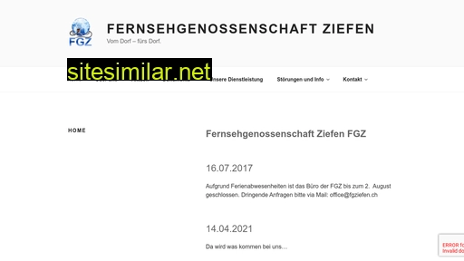 fernsehgenossenschaftziefen.ch alternative sites