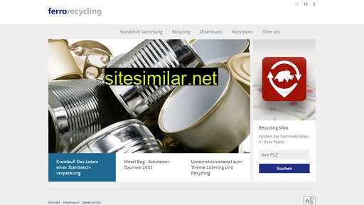 ferrorecycling.ch alternative sites