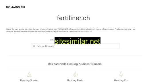 fertiliner.ch alternative sites