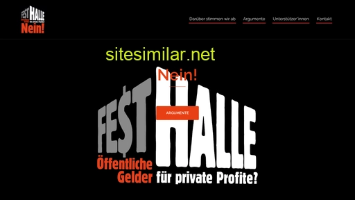 festhalle-nein.ch alternative sites