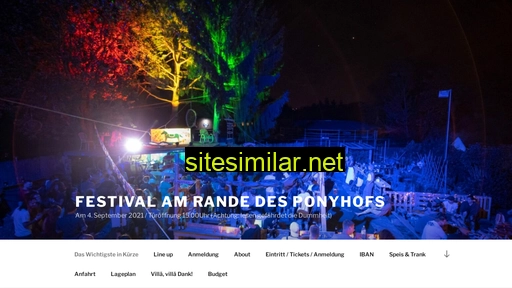 festivalamrandedesponyhofs.ch alternative sites