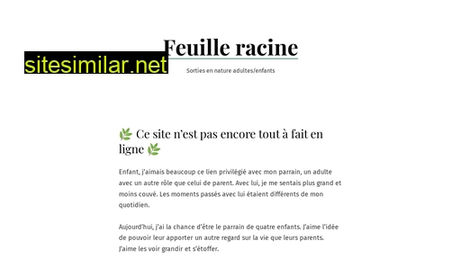 feuille-racine.ch alternative sites
