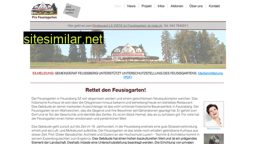 feusisgarten.ch alternative sites
