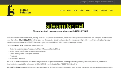 fidlegsolution.ch alternative sites