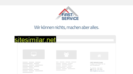 First-service similar sites