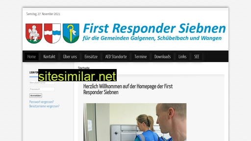 firstresponder-siebnen.ch alternative sites