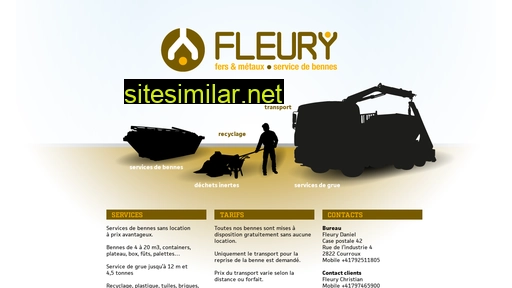 fleuryfersetmetaux.ch alternative sites