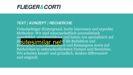 fliegercorti.ch alternative sites