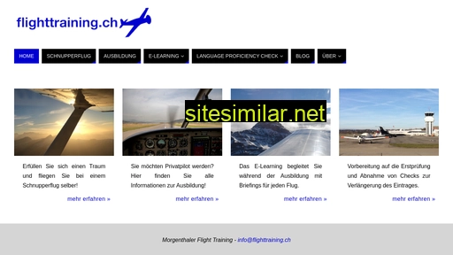 flighttraining.ch alternative sites