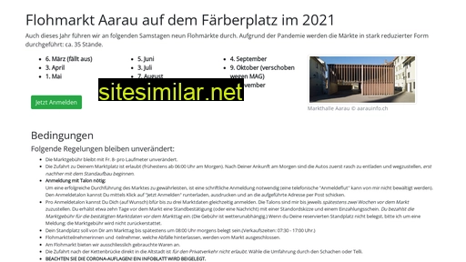 flohmarkt-aarau.ch alternative sites