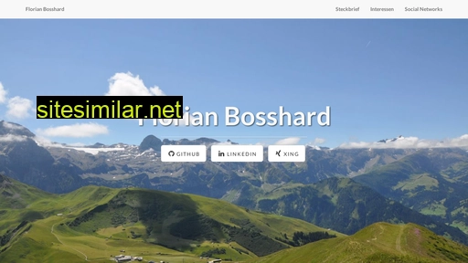 florianbosshard.ch alternative sites