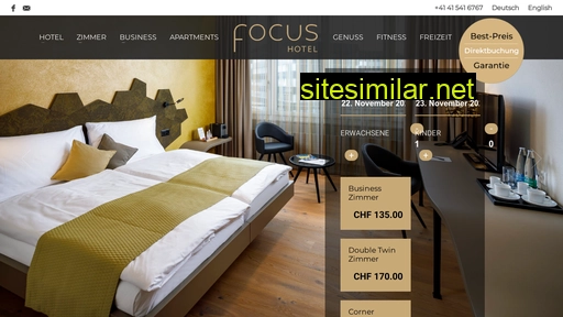 focushotel.ch alternative sites