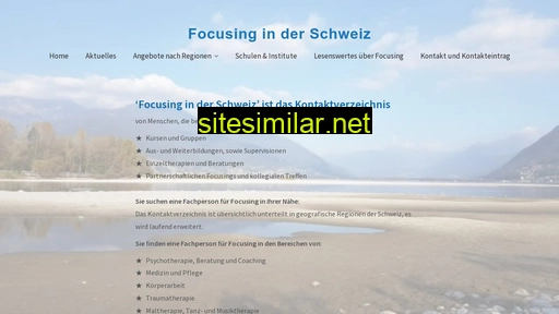focusing.ch alternative sites