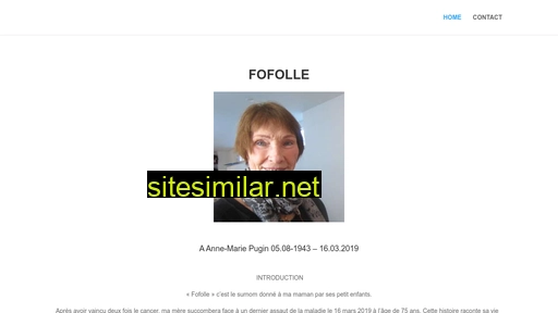 fofolle.ch alternative sites