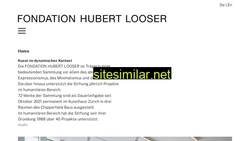 Fondation-hubert-looser similar sites
