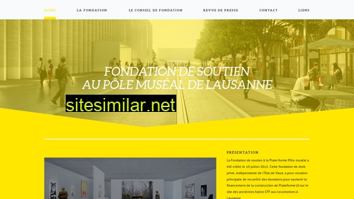 fondationpolemuseal.ch alternative sites