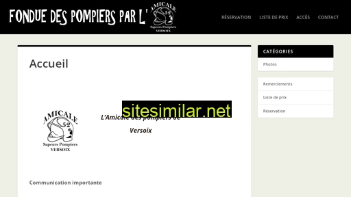 fonduedespompiers.ch alternative sites