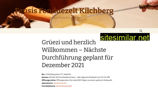 fonduezelt-kilchberg.ch alternative sites