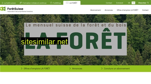 foretsuisse.ch alternative sites