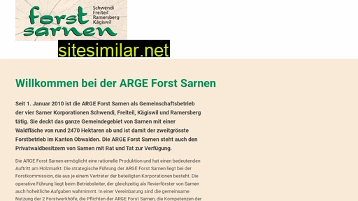 forst-sarnen.ch alternative sites