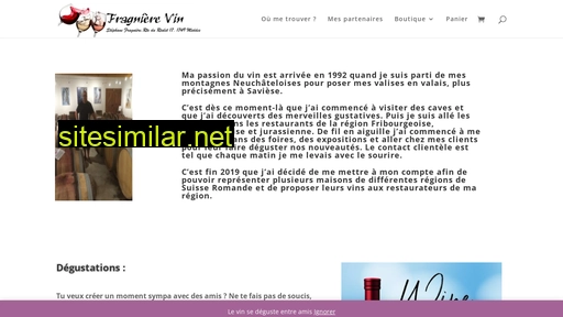 fragniere-vin.ch alternative sites