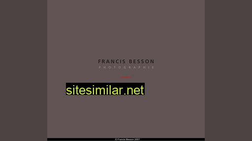 Francisbesson similar sites