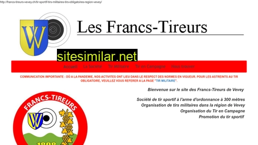 Francs-tireurs-vevey similar sites