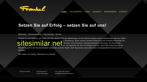 frankelmarketing.ch alternative sites
