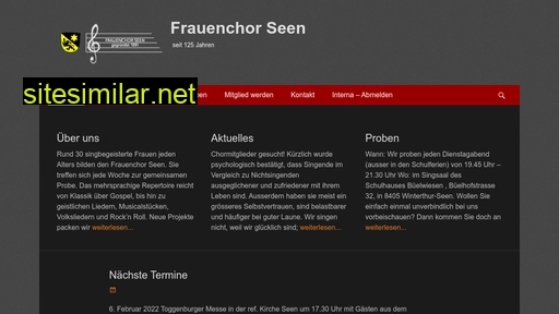 frauenchor-seen.ch alternative sites